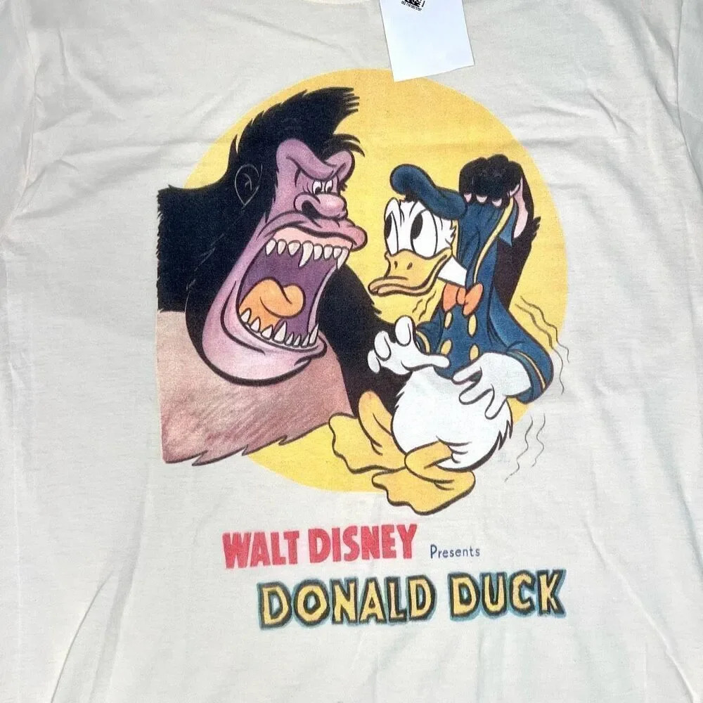 Zuni Disney Multicolor Donald and‎ the Gorilla Graphic T-Shirt Size XXL NWT - Picture 2 of 5
